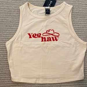 YeeHaw Crop Tank - NWT